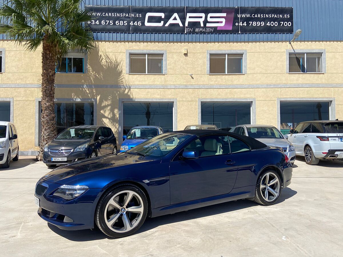 COMING SOON BMW 635D 3.0 CONVERTIBLE AUTO SPANISH RHD IN SPAIN 112000 MILES SUPERB 2008